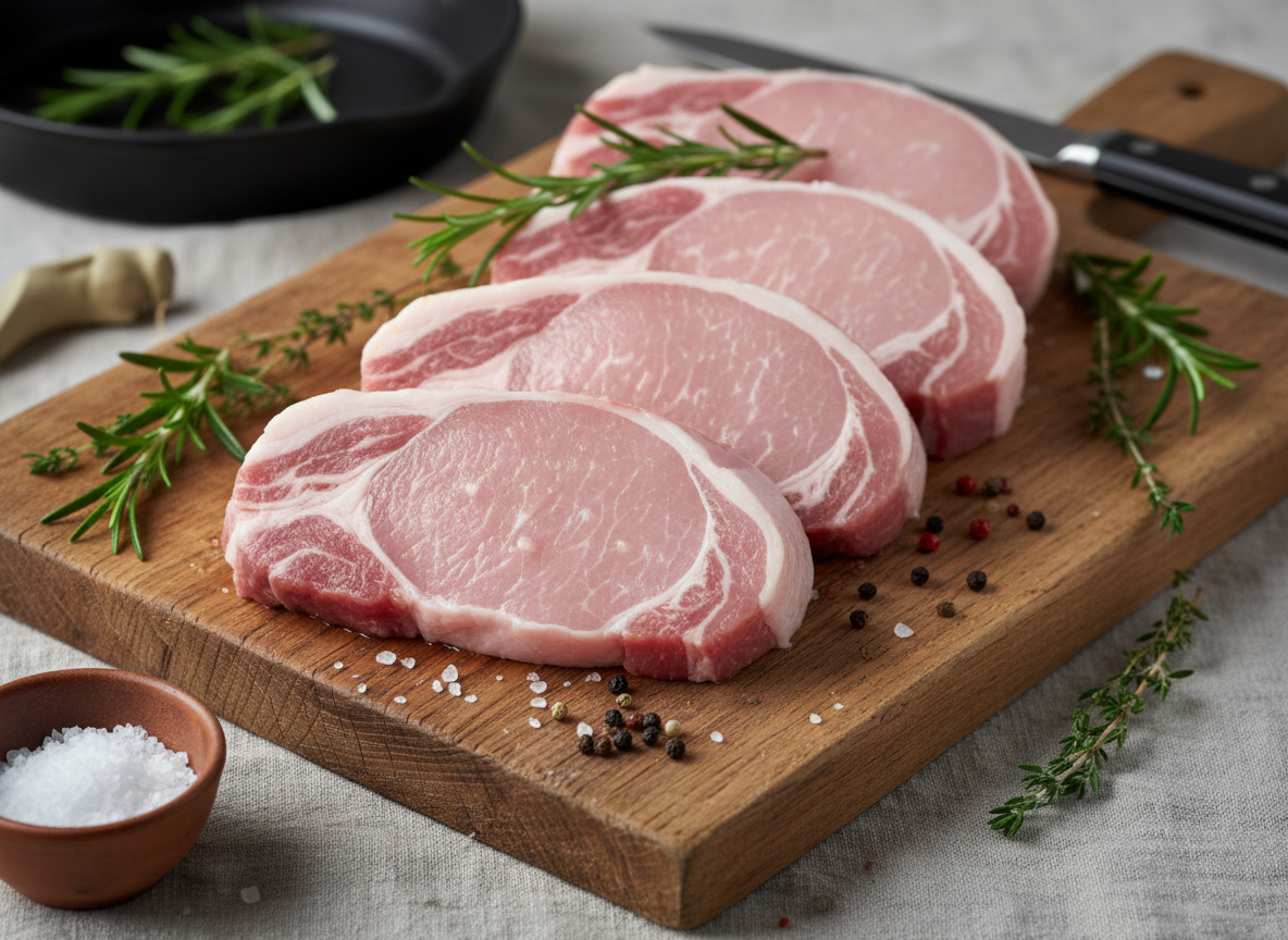 Pastured pork tenderloin and specialty cuts from Foxtail Farm